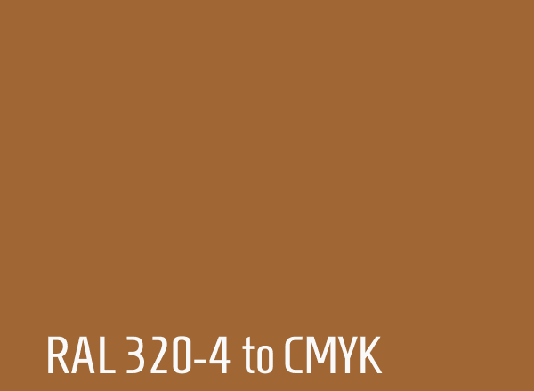 RAL 320-4 to CMYK