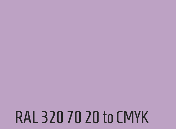 RAL 320 70 20 to CMYK