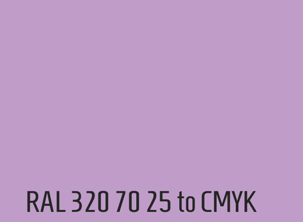 RAL 320 70 25 to CMYK