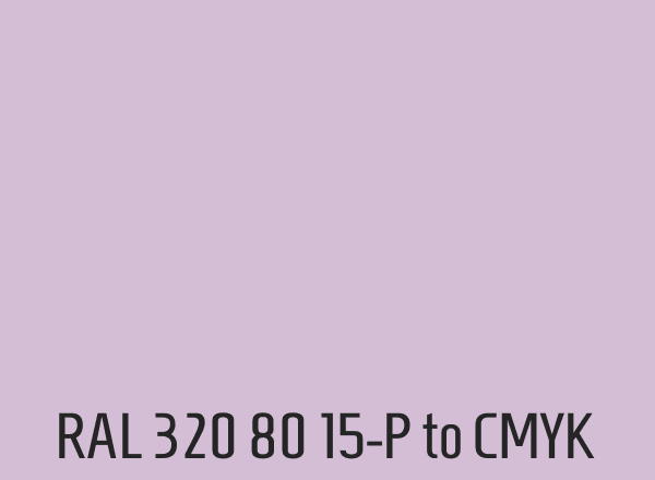 RAL 320 80 15-P to CMYK
