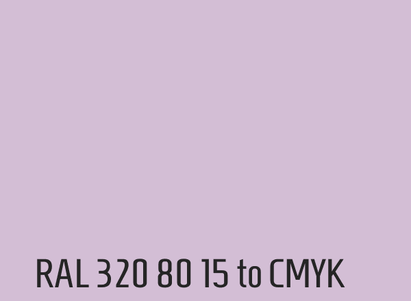 RAL 320 80 15 to CMYK