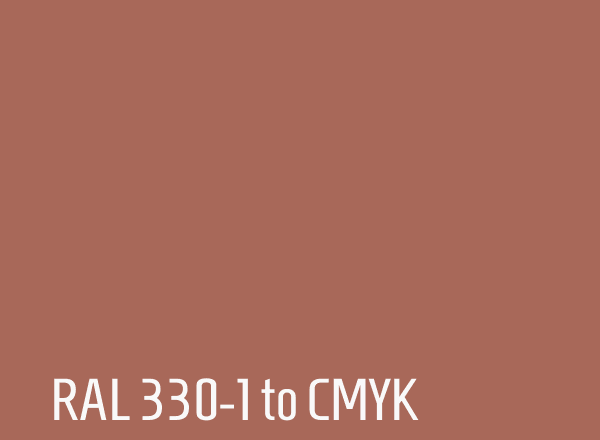 RAL 330-1 to CMYK