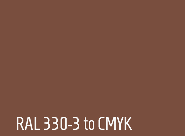 RAL 330-3 to CMYK