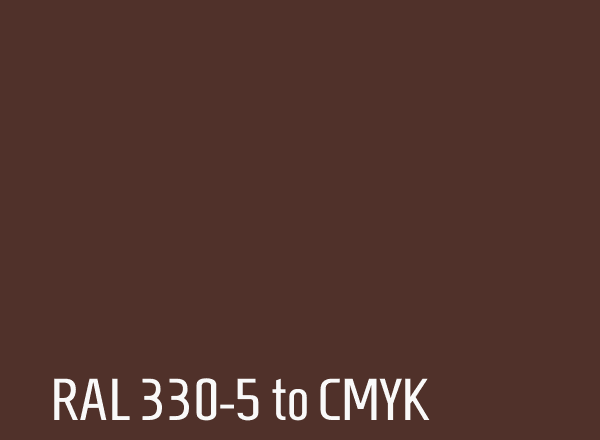 RAL 330-5 to CMYK