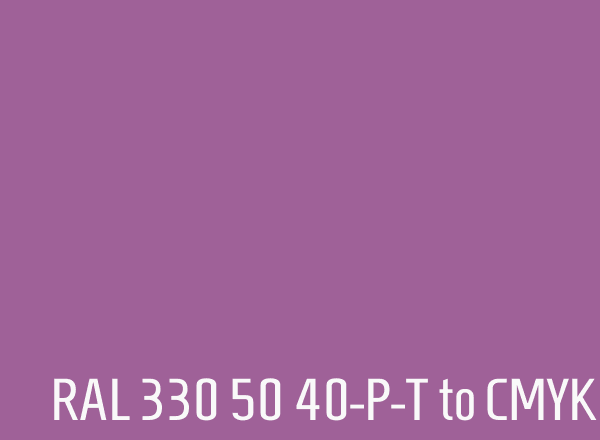 RAL 330 50 40-P-T to CMYK