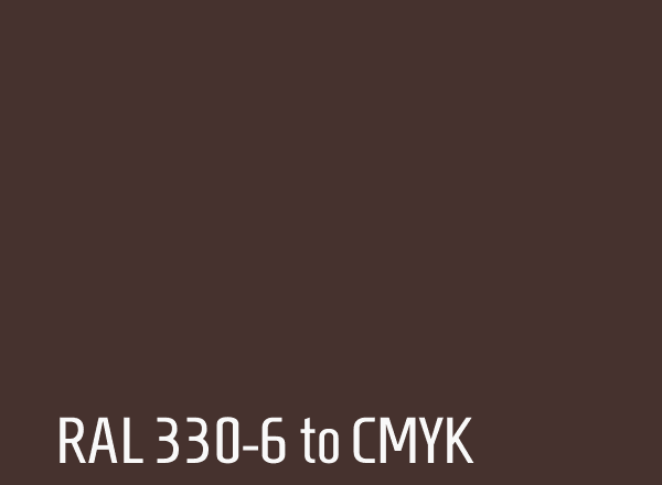 RAL 330-6 to CMYK