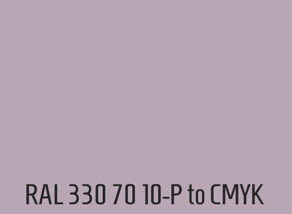 RAL 330 70 10-P to CMYK