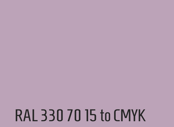 RAL 330 70 15 to CMYK