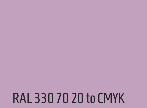 RAL 330 70 20 to CMYK