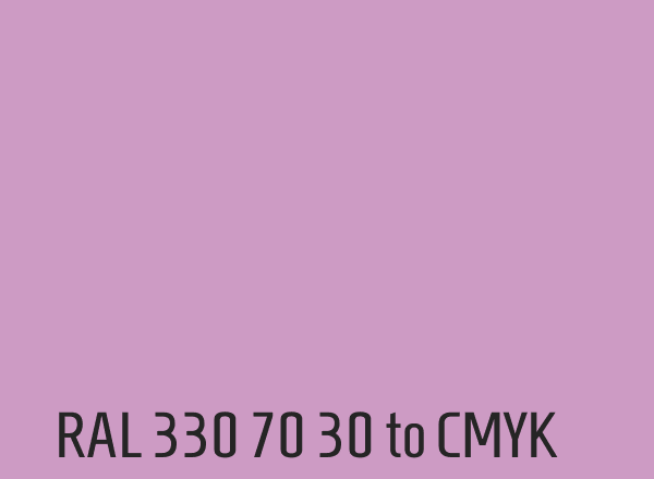 RAL 330 70 30 to CMYK