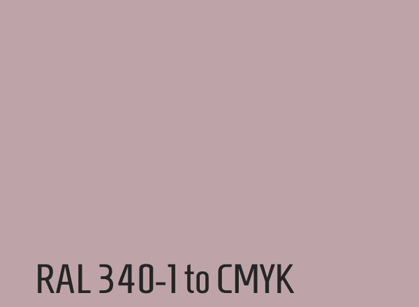 RAL 340-1 to CMYK