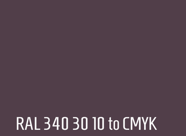 RAL 340 30 10 to CMYK