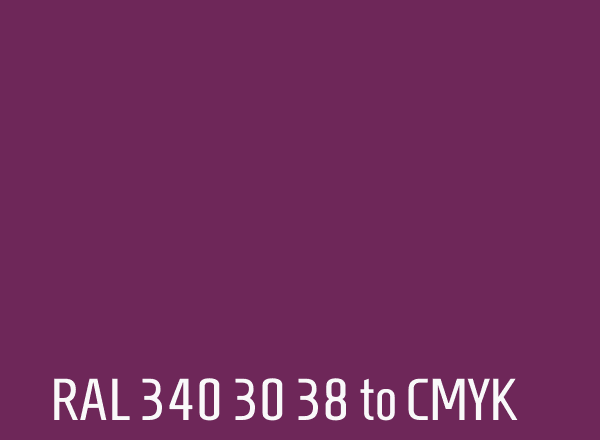 RAL 340 30 38 to CMYK