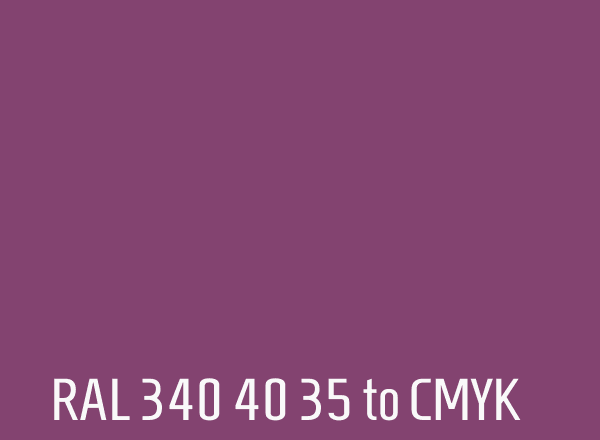 RAL 340 40 35 to CMYK