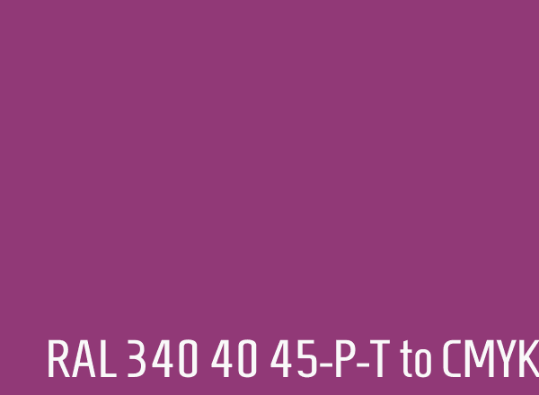 RAL 340 40 45-P-T to CMYK