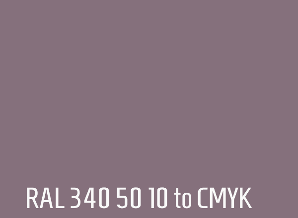 RAL 340 50 10 to CMYK