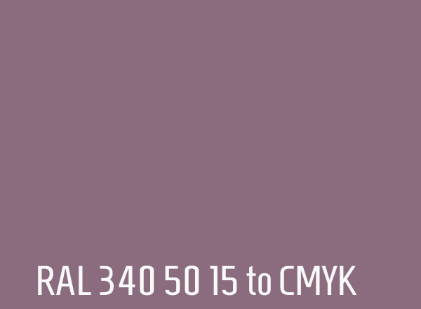 RAL 340 50 15 to CMYK