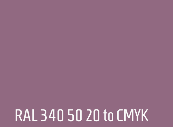 RAL 340 50 20 to CMYK