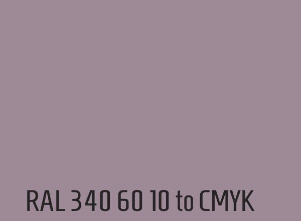 RAL 340 60 10 to CMYK