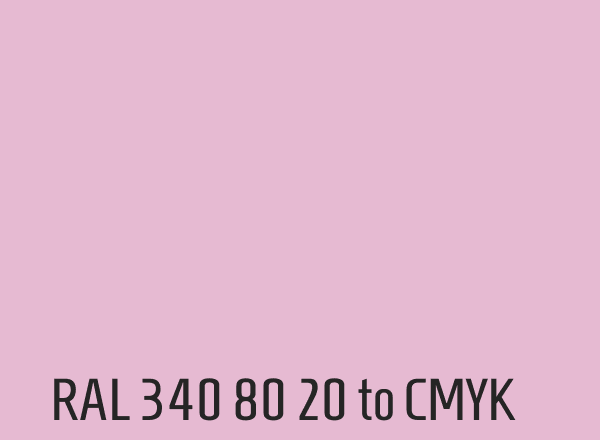 RAL 340 80 20 to CMYK
