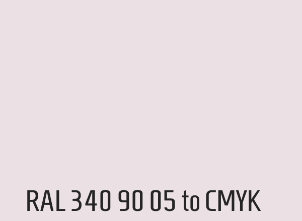 RAL 340 90 05 to CMYK
