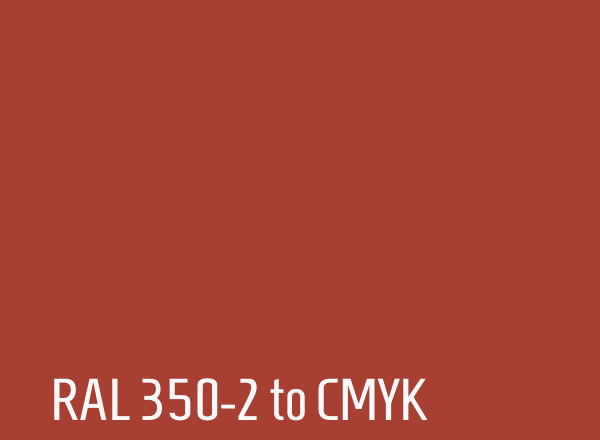 RAL 350-2 to CMYK