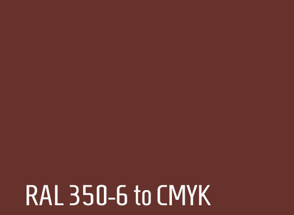 RAL 350-6 to CMYK