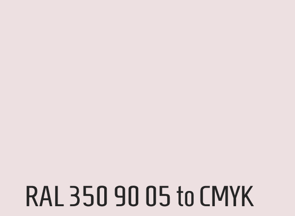 RAL 350 90 05 to CMYK
