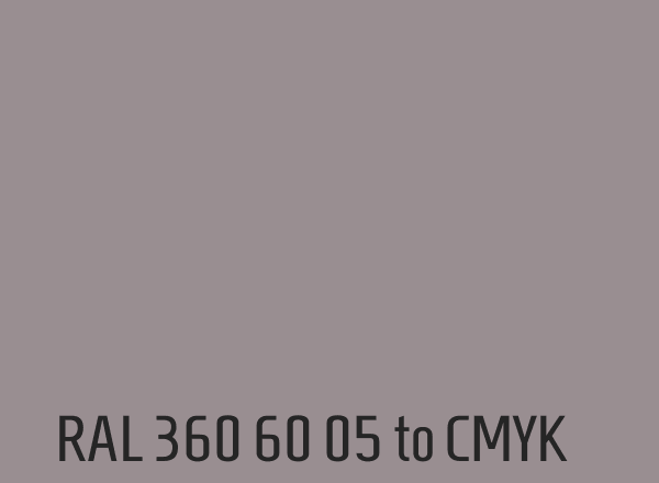 RAL 360 60 05 to CMYK