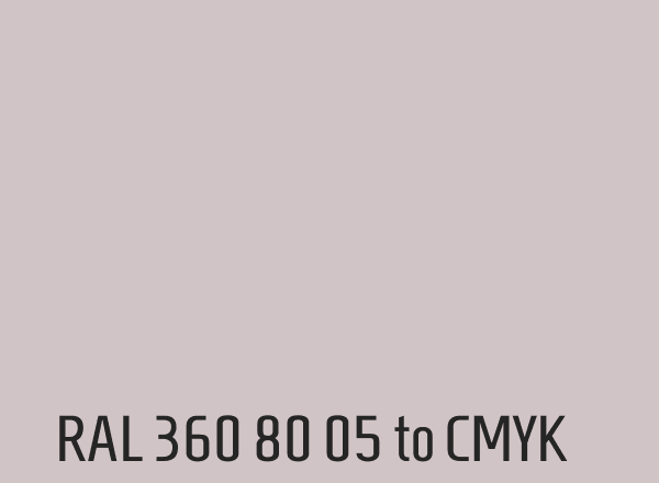 RAL 360 80 05 to CMYK