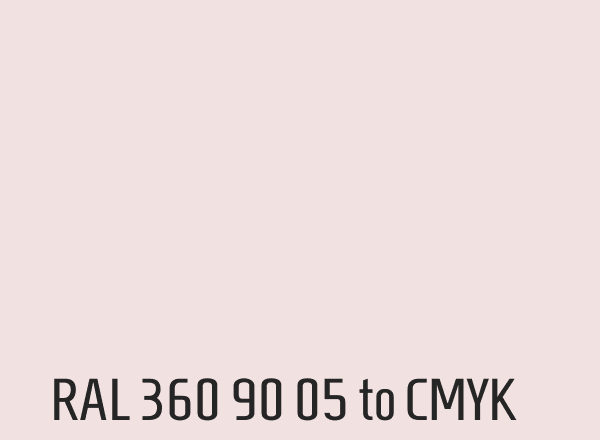 RAL 360 90 05 to CMYK