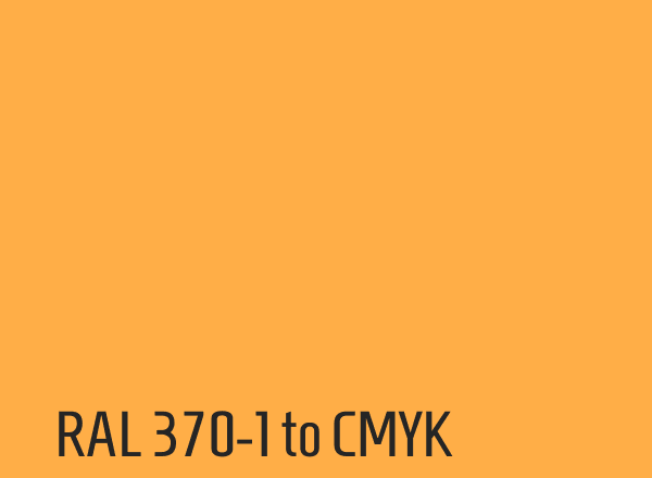 RAL 370-1 to CMYK