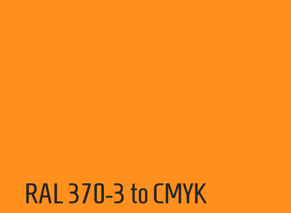 RAL 370-3 to CMYK