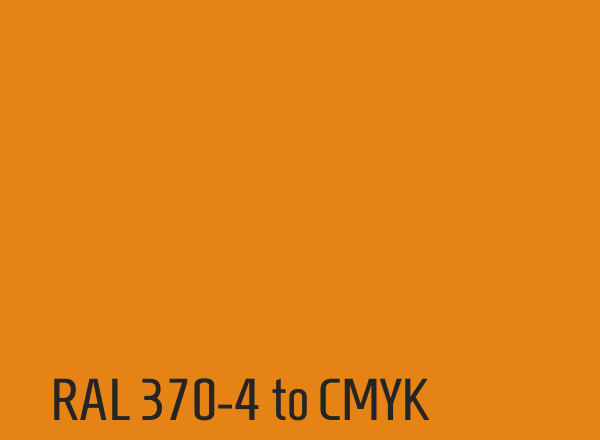 RAL 370-4 to CMYK