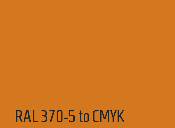 RAL 370-5 to CMYK