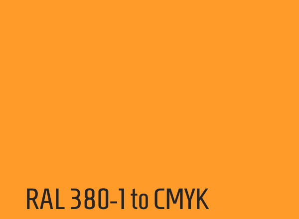 RAL 380-1 to CMYK