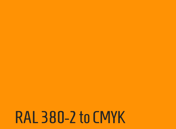 RAL 380-2 to CMYK