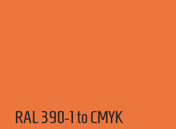 RAL 390-1 to CMYK