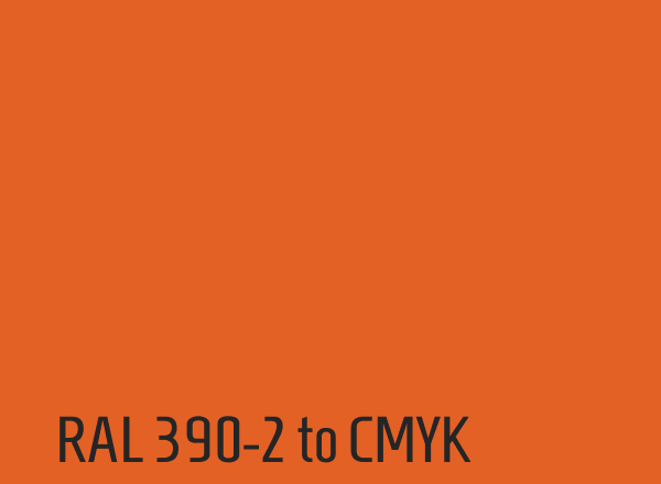 RAL 390-2 to CMYK