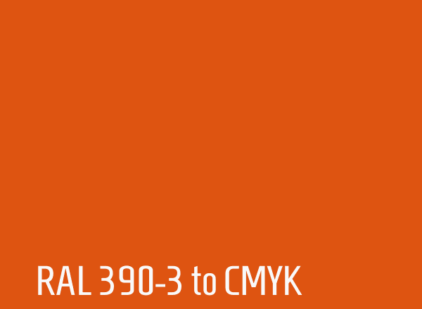 RAL 390-3 to CMYK
