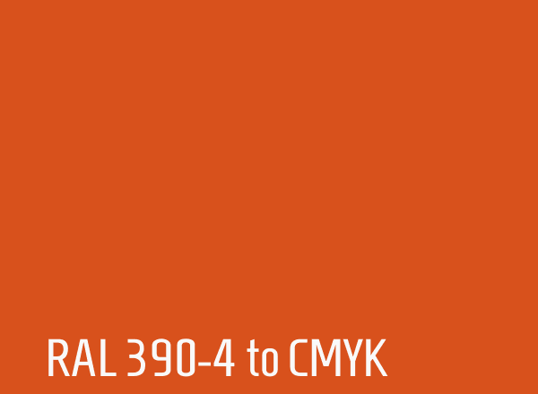RAL 390-4 to CMYK