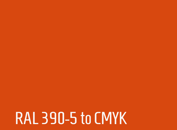 RAL 390-5 to CMYK