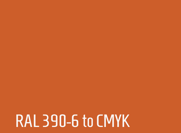RAL 390-6 to CMYK