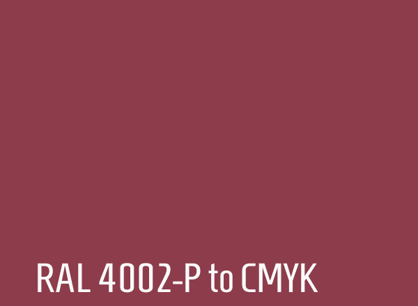 RAL 4002-P to CMYK