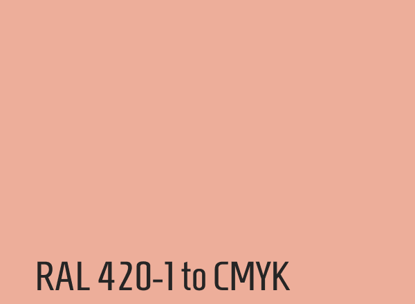 RAL 420-1 to CMYK