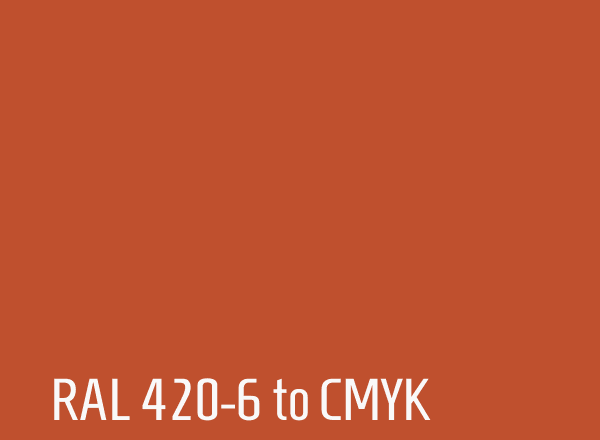 RAL 420-6 to CMYK