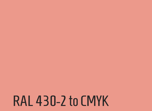 RAL 430-2 to CMYK