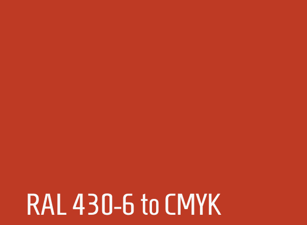 RAL 430-6 to CMYK