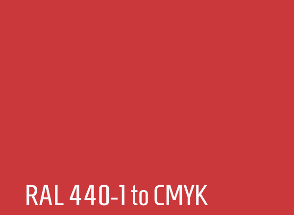 RAL 440-1 to CMYK