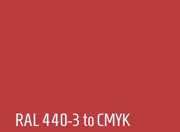 RAL 440-3 to CMYK